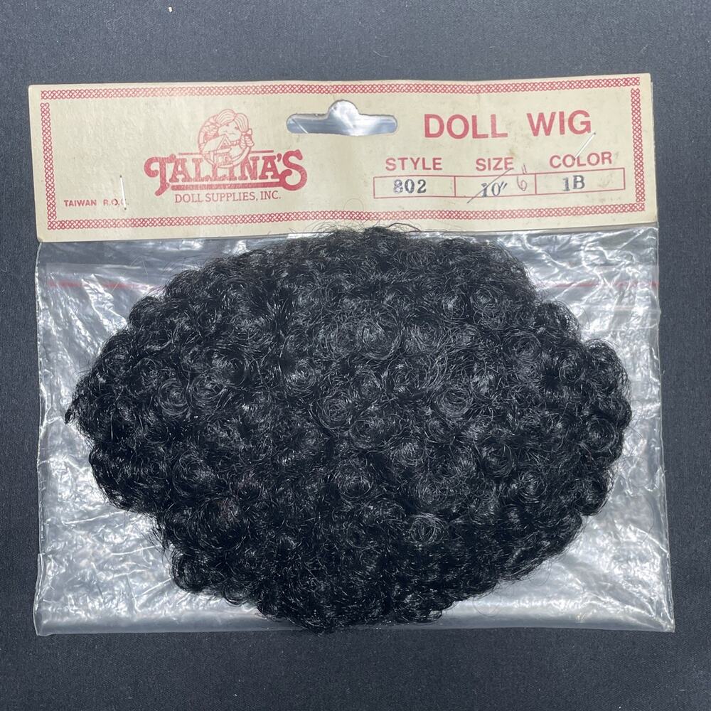 Vtg Tallinas Acrylic Doll Wigs Lot of 10 Various Sizes/Colors Styles 93-802-71BS - Picture 9 of 12